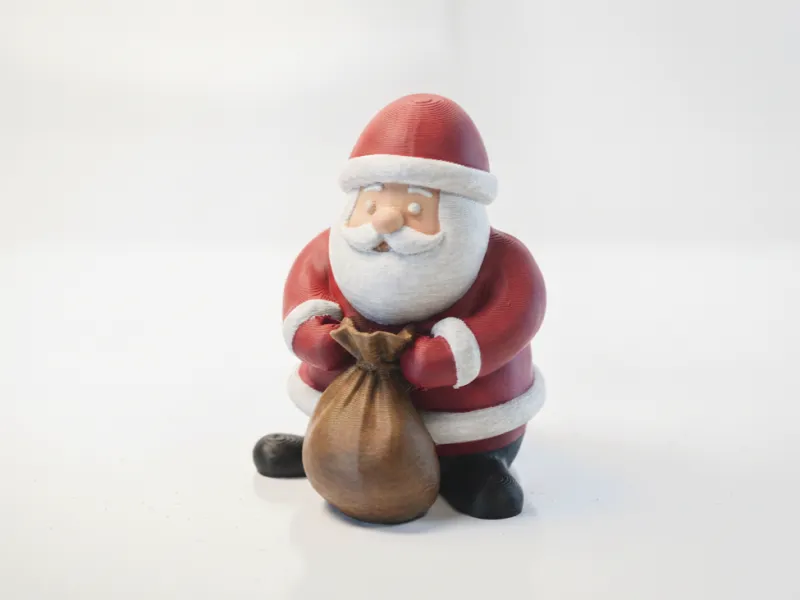Weihnachtsmann-Figur Weihnachtsdekoration 3D-druckbar