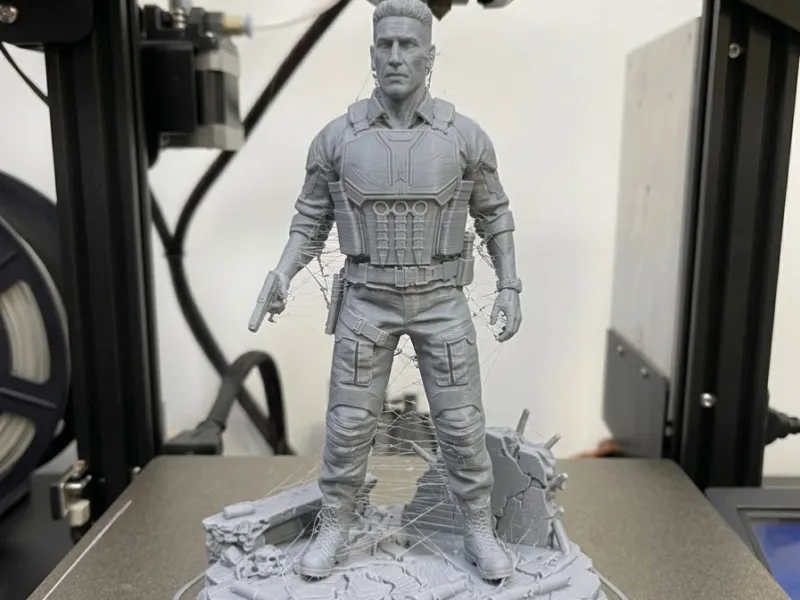The Punisher STL Marvel Sculpture 3D Print Model