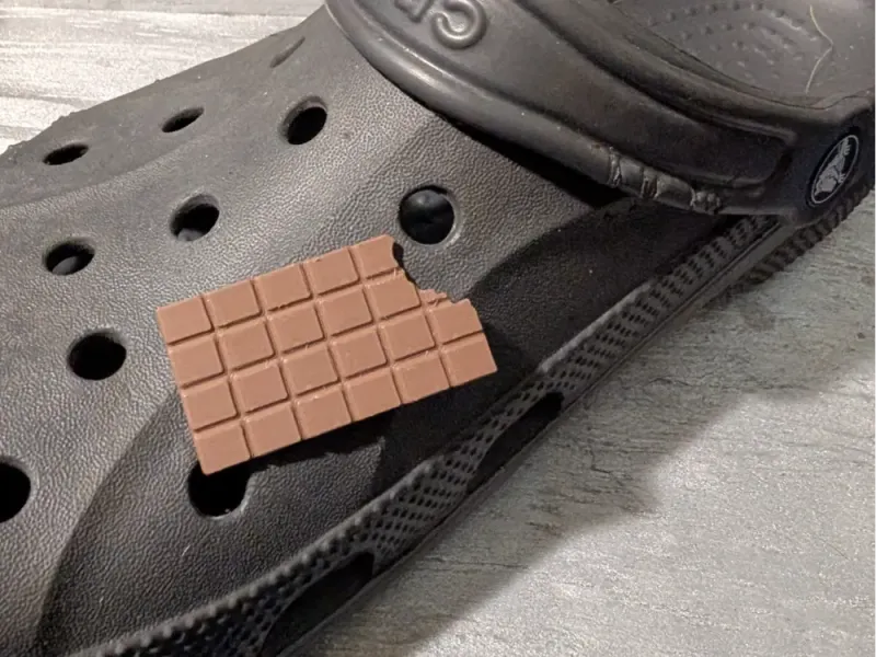チョコレートバークロックチャーム