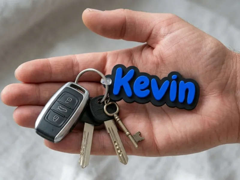 porte-clés prénom kevin