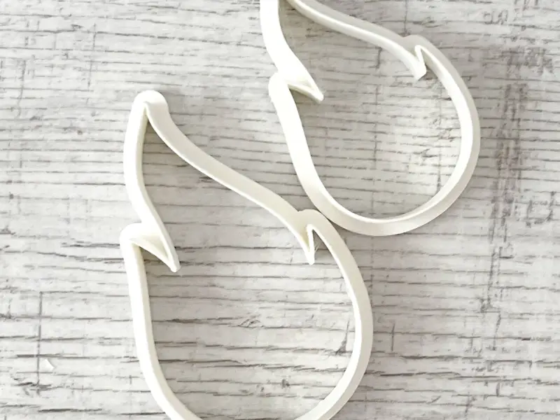 Fire Cookie cutter, Holy Spirit Cookie Cutter, 8 sizes
