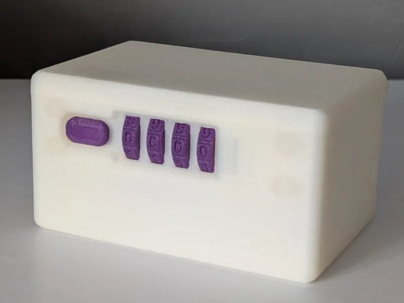 Resettable Combination Lock Box with Easy Code Change