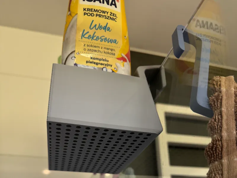 Soporte para jabonera de cristal para ducha y baño