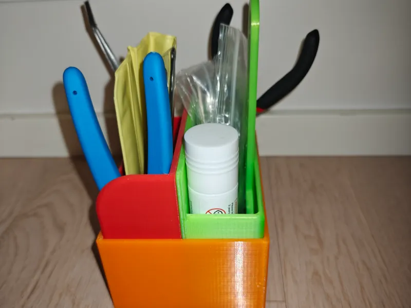 Desktop Base for Creality K1C Side Toolbox (Snug Fit)