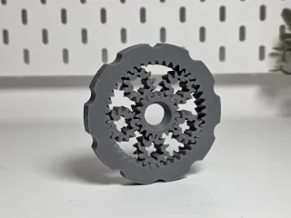 Print-in-Place Herringbone Planetary Gear Fidget Spinner