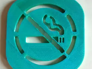 No Smoking Sign Stencil