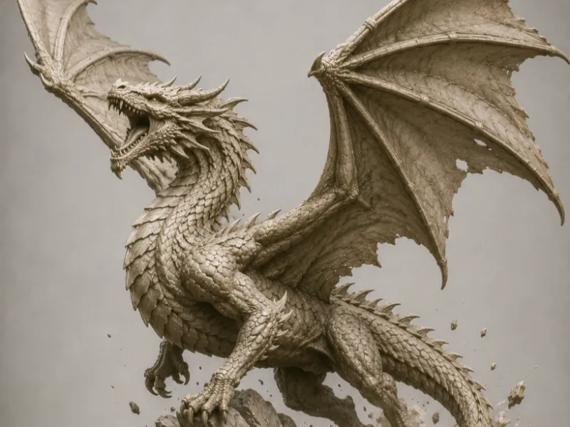 Dragão Draco - voando