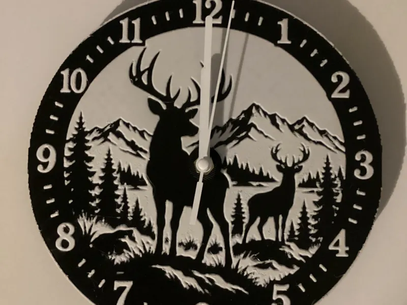 Stag Clock