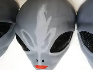 Alien mask for Halloween, fun and wall art