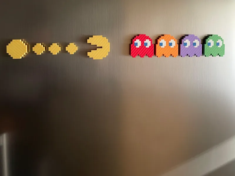 Aimants de réfrigérateur PAC-MAN