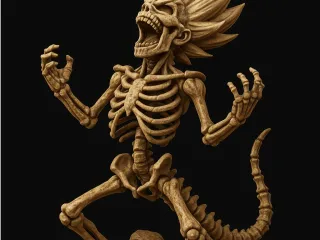 Goku Saiyan Fossil
