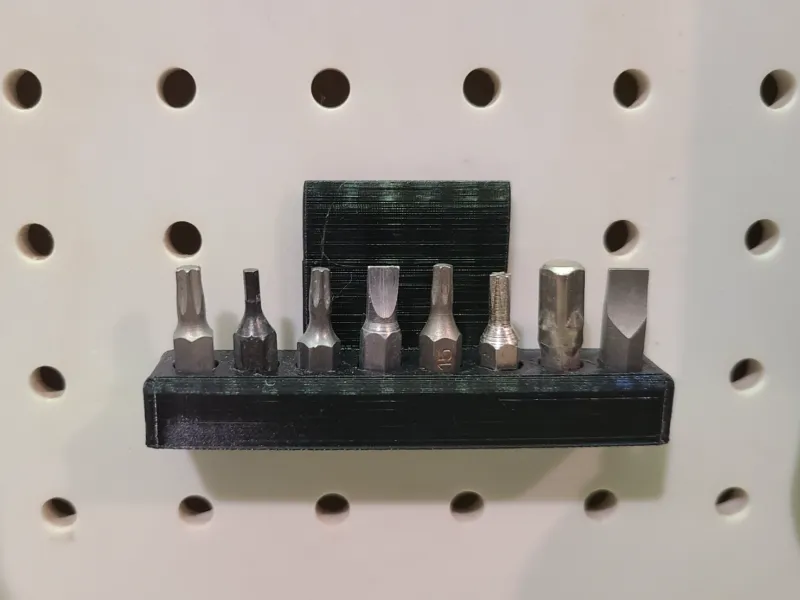 Screw Bit Holder (Pegboard)