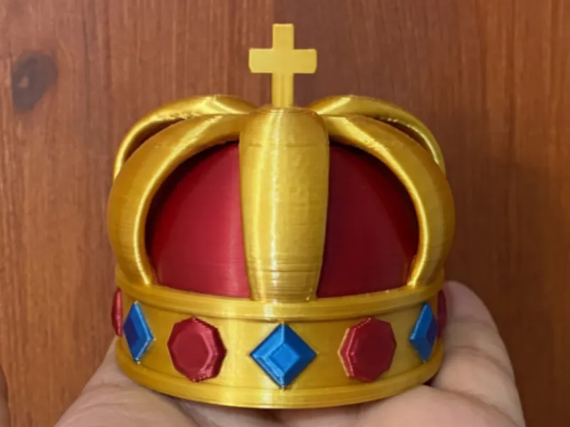 Corona del Rey Cristiano con Gemas