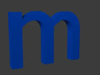 m