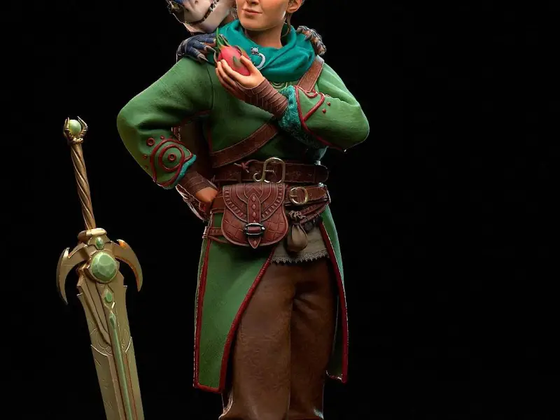 Zoe – Split Fiction Character Figurine | 3D Print Model