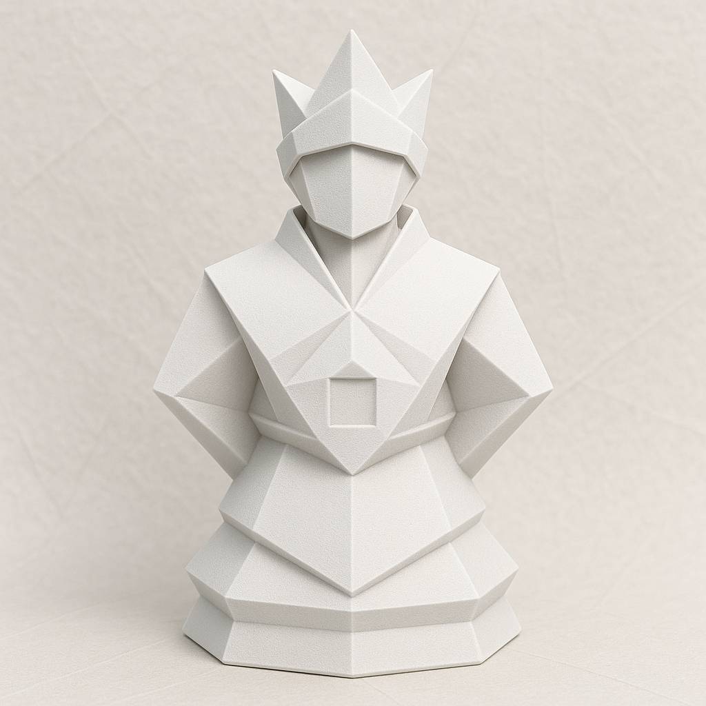 3d Printer Files 3mf File Chess Pawn Origami Monarch Creality Cloud