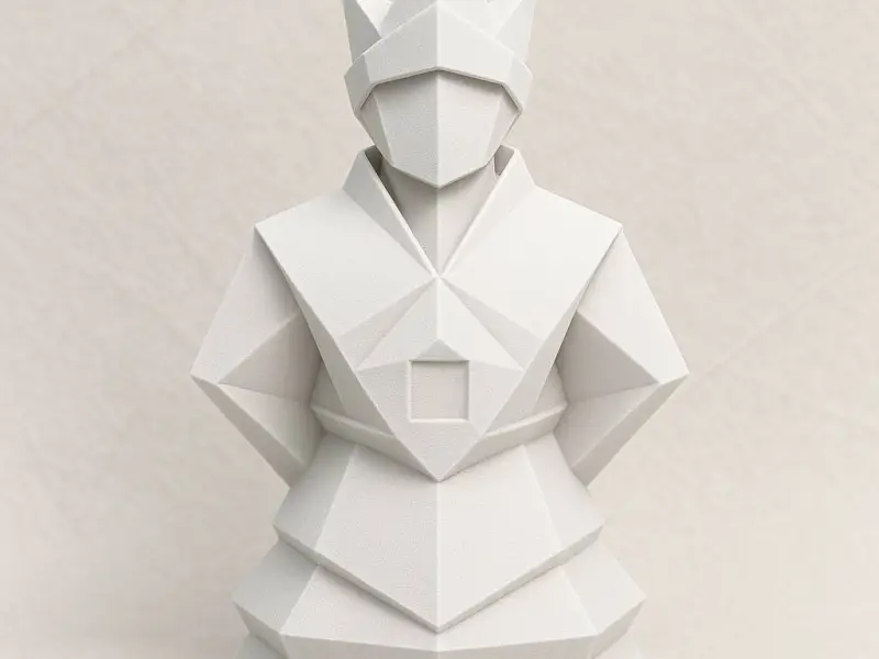 Chess Pawn Origami Monarch