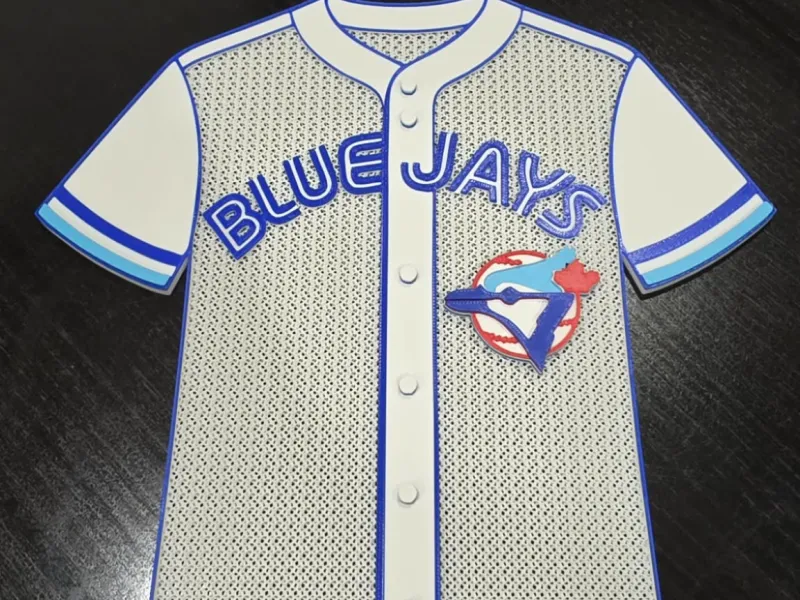 Joe Carter #29 | Blue Jays Exposed Infill Jersey Art