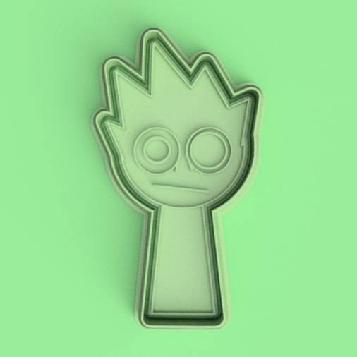 OWAKCX sprunki lime cutter + stamp