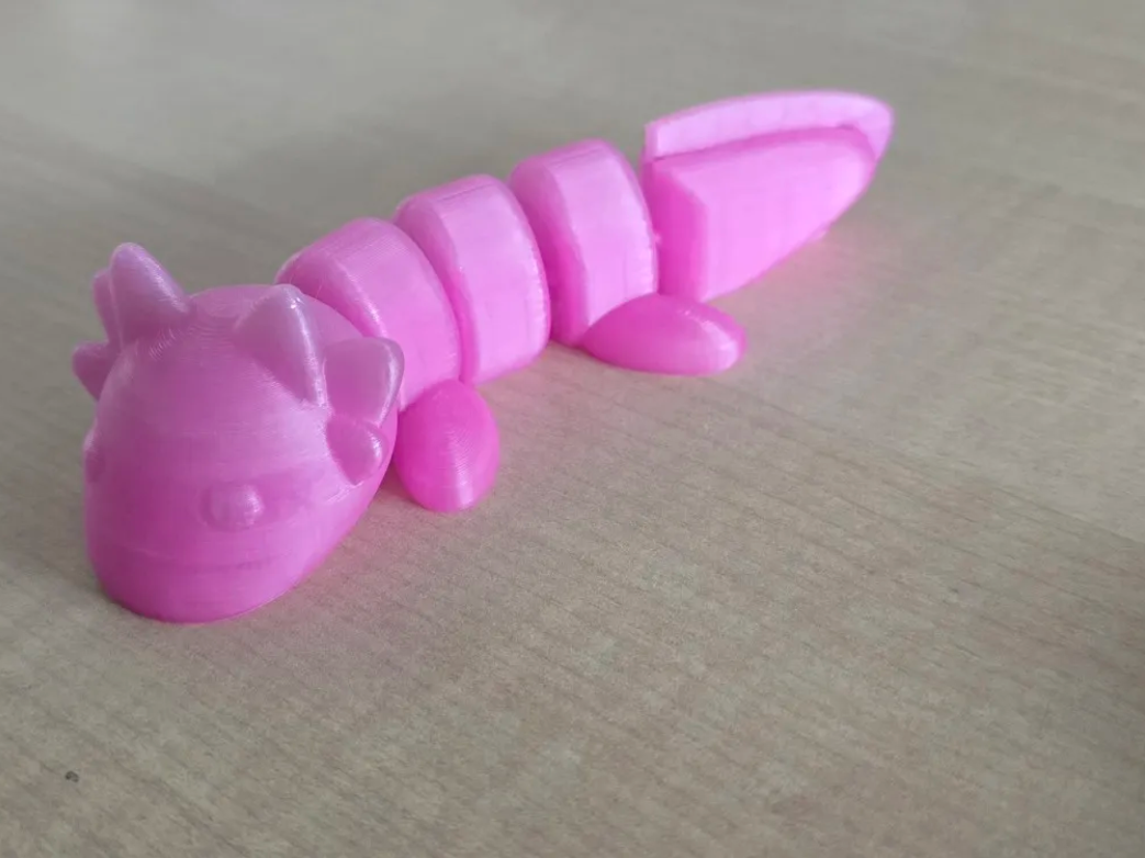 Шарнирный аксолотль - Игрушки и игры - PLA - изделие 3D-печати - фото 3