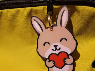 Snapform Rabbit keychain - backpack