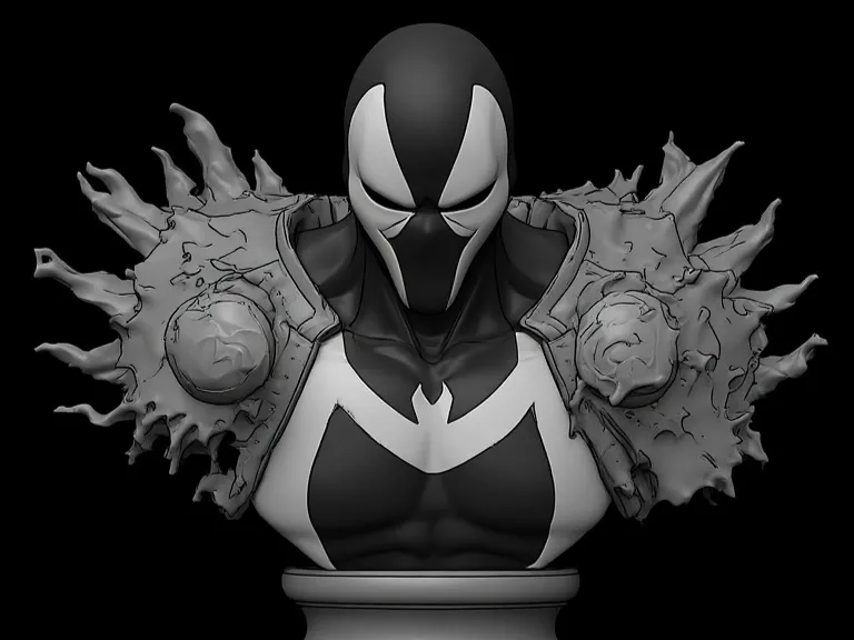 SPAWN FANART BUST