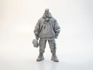 Street Thor Figurine Street Style 3D Printable