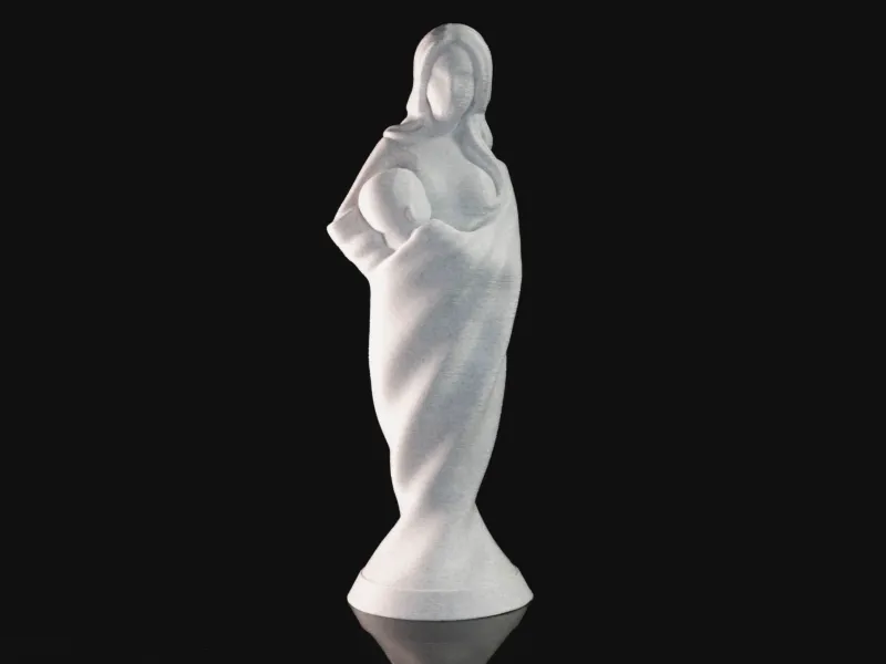 Mother and Infant Statue