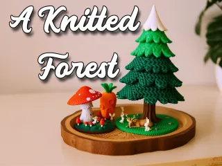 A Knitted Forest