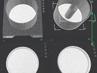M1 R1 Filament waste/Silica dryer Baskets Space Pi x4 n plus