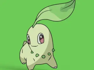 Chikorita Wall Art