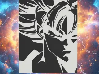 cuadro de goku