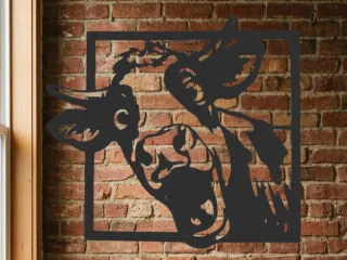 silueta vaca