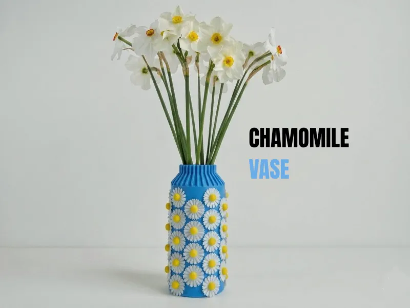 Chamomile vase