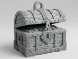 Key Chain design Treasure chest-0