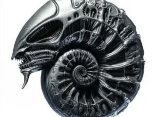 Alienamonite – Sci-Fi Ammonite Creature