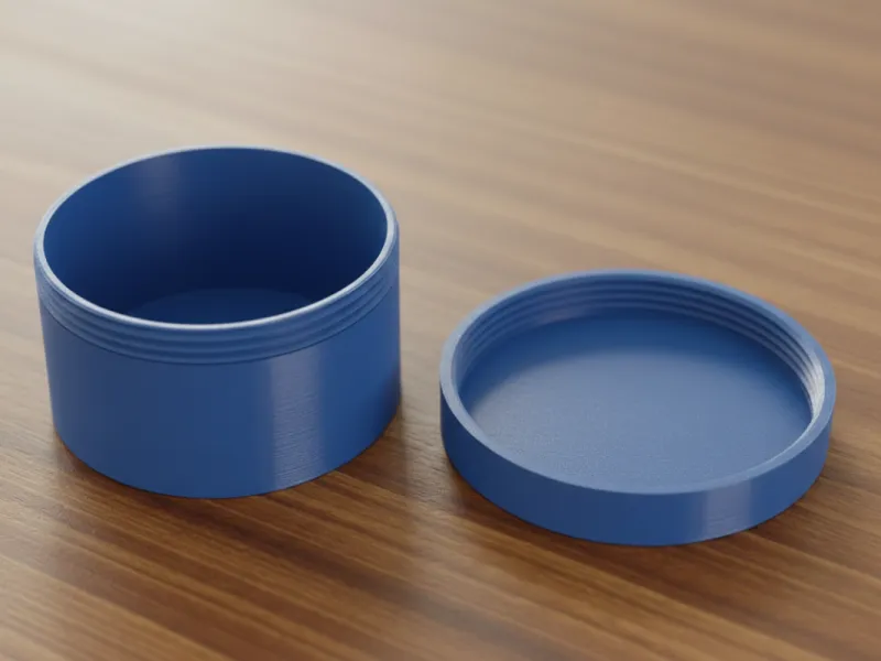 Screw-Top Container with Lid