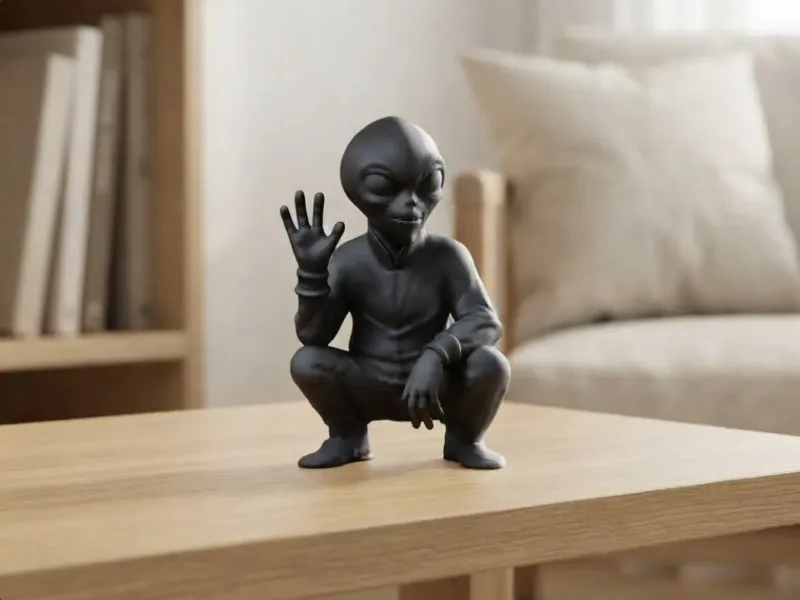 Extraterrestre qui salue