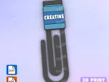 Paperclip Creatine - bookmark-0