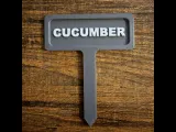 Cucumber Garden Marker | 3D Print 3MF | Easy To Print-0