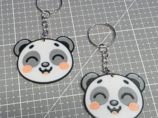Cute Panda Keychain