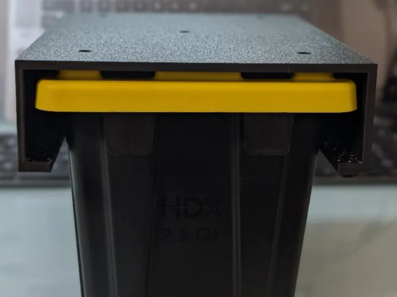 Overhead/Undershelf Mounting Bracket for Tote