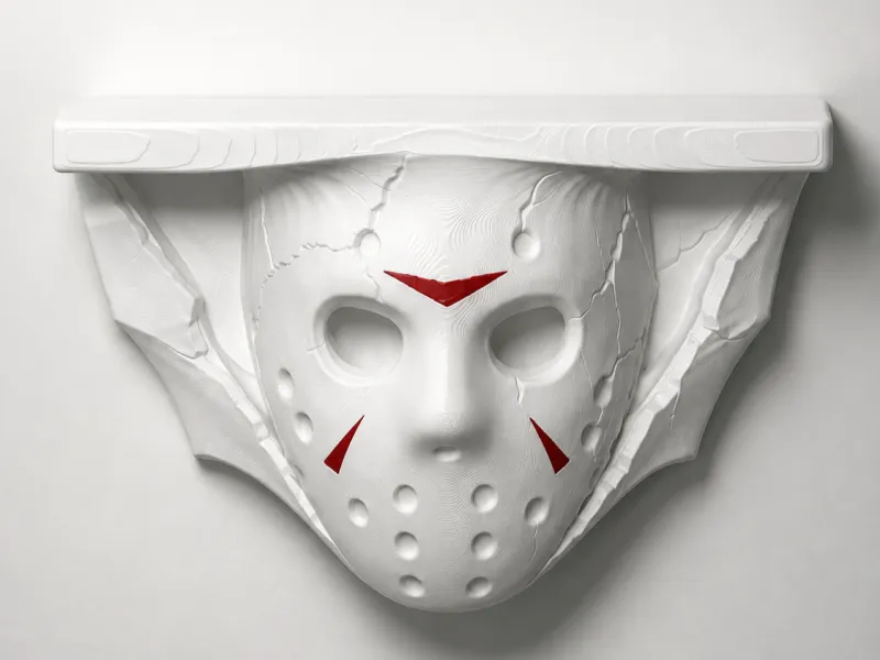 Horror ijshockeymasker wandplank | Slasher display