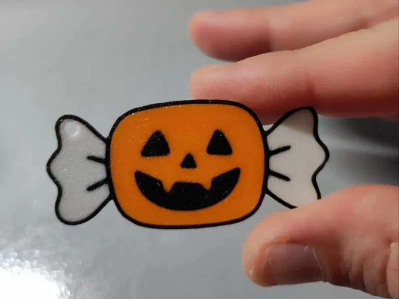 Porte-clés bonbon d'Halloween