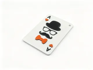 Father's Day Poker Keychain Gift