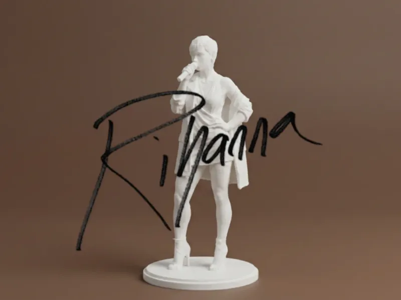 Rihanna – Iconic Pop Star Figurine