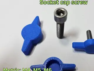 T-SHAPED THUMBSCREWS KNOBS for metric socket cap screws