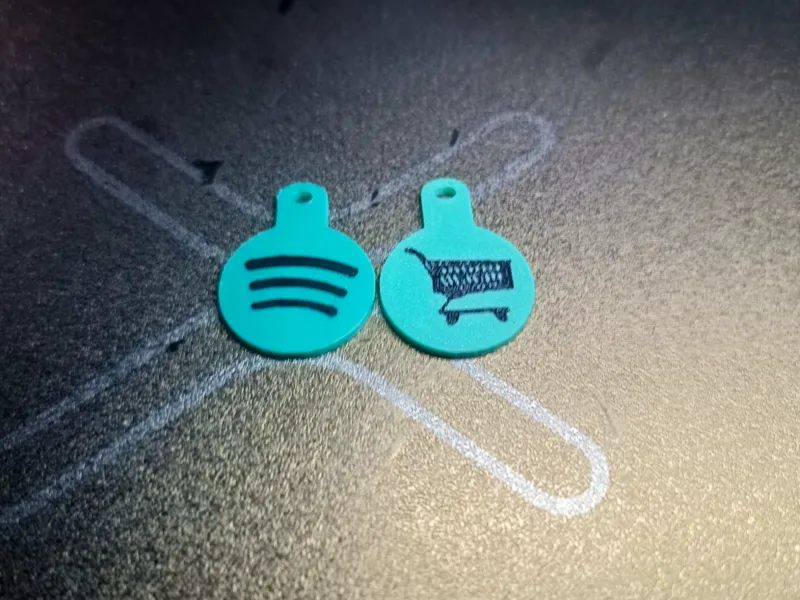Spotify Sleutelhanger 3 (Boodschappenwagen)