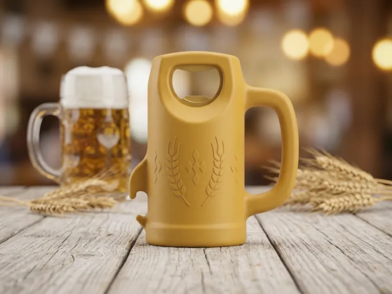 バイエルンビールジョッキ 2イン1 ボトル＆缶オープナー