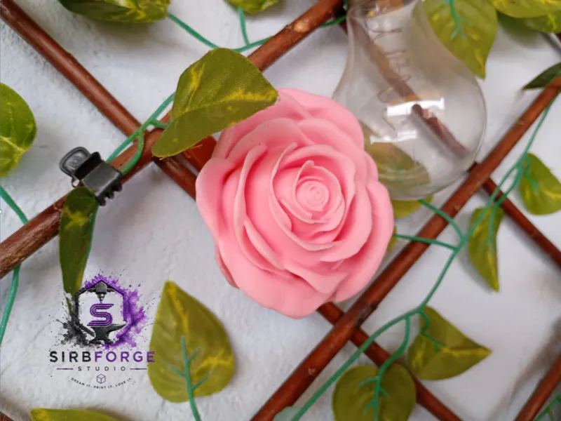Wall mounted Rose ornament